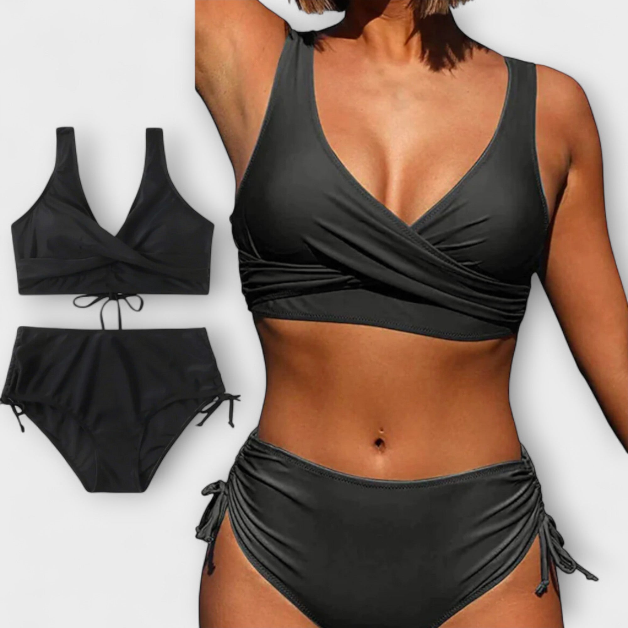 Arden Women's Chic Two-Piece Bikini Swimsuit Set - Stylish, Flattering Beachwear