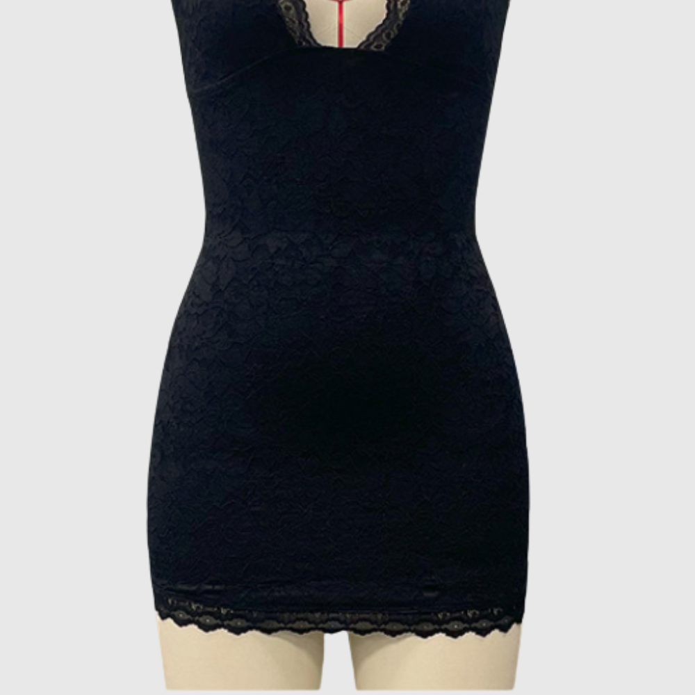 Lace Mini Dress - Sultry Lace Detail for a Night Out