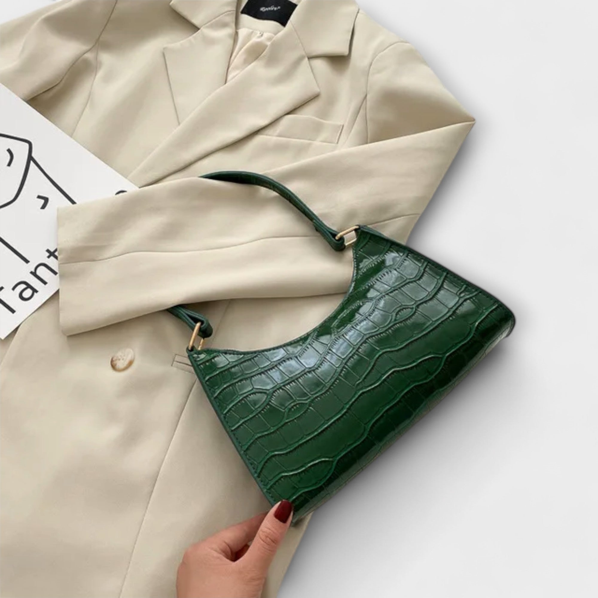 Olivia - Gleaming Leather Bag