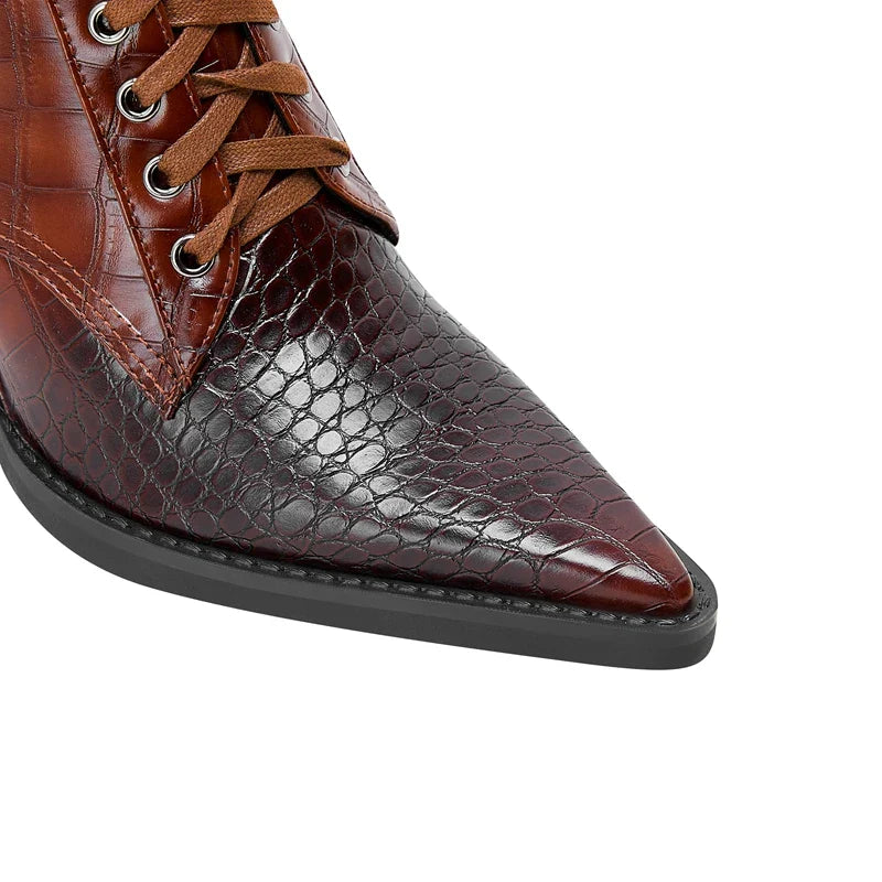 Izzy Ryder Lace-Up Boots for Women | Marlowe 3