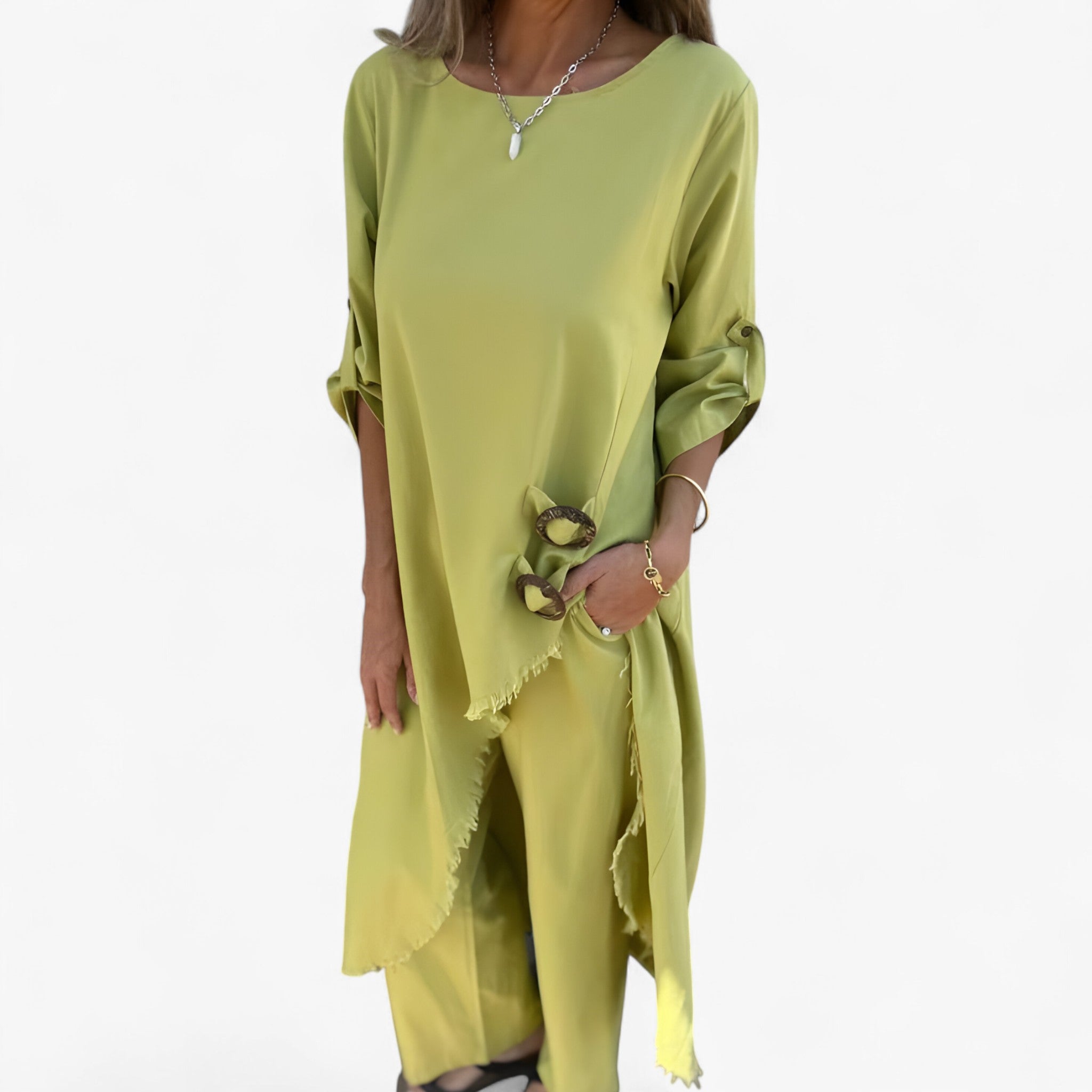 Mia | Women's cotton and linen outfit set
