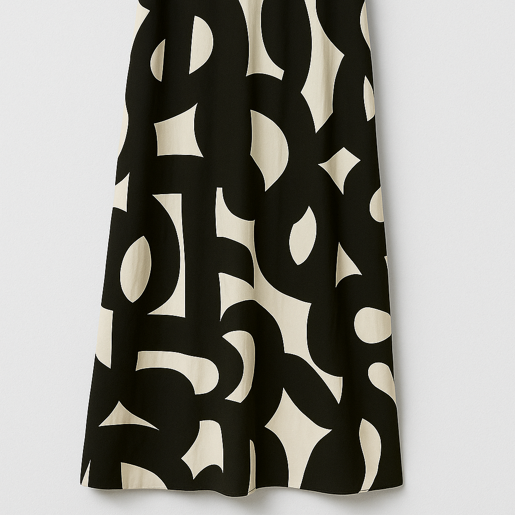 Graceful V-Neck Maxi Dress with Flowing Silhouette
