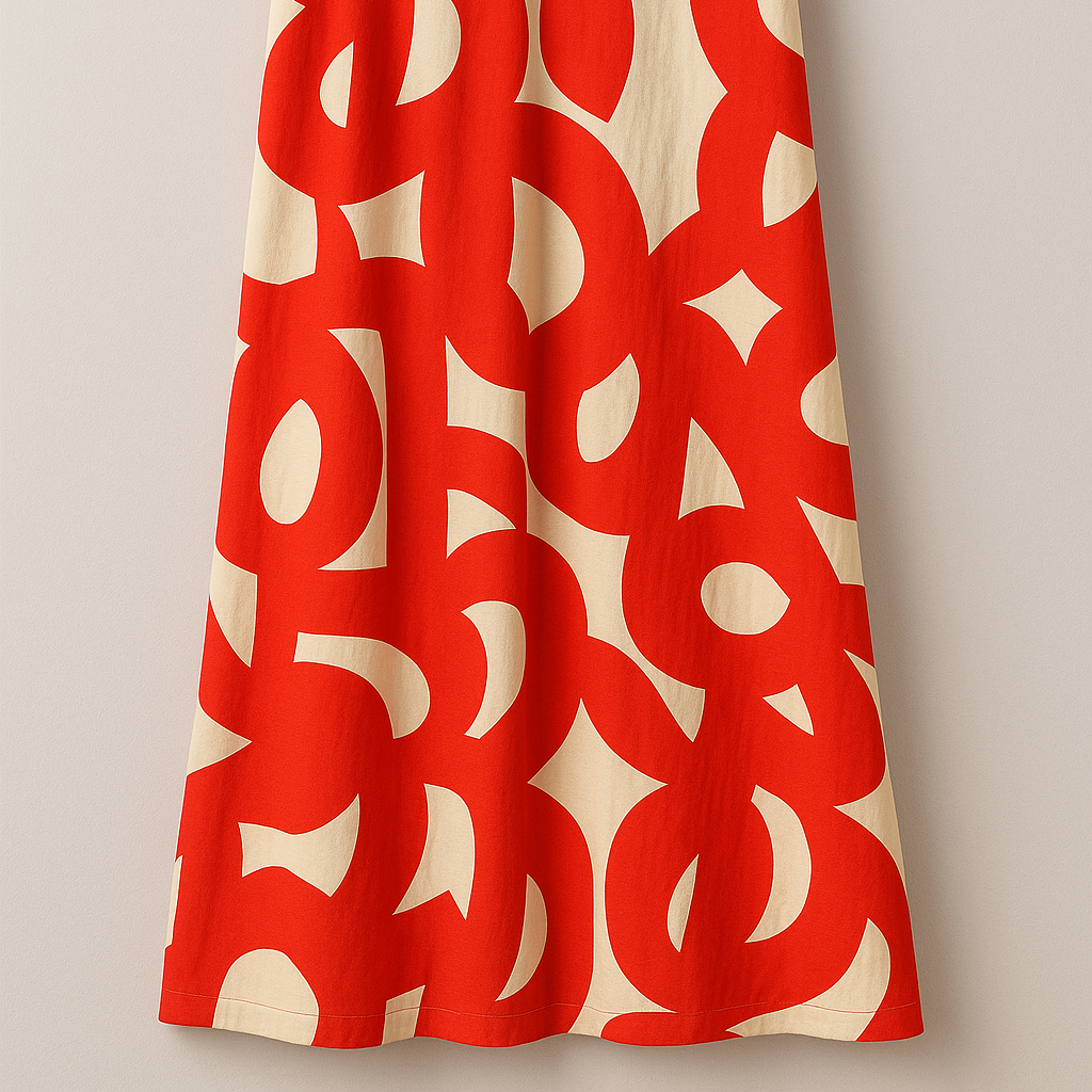 Graceful V-Neck Maxi Dress with Flowing Silhouette