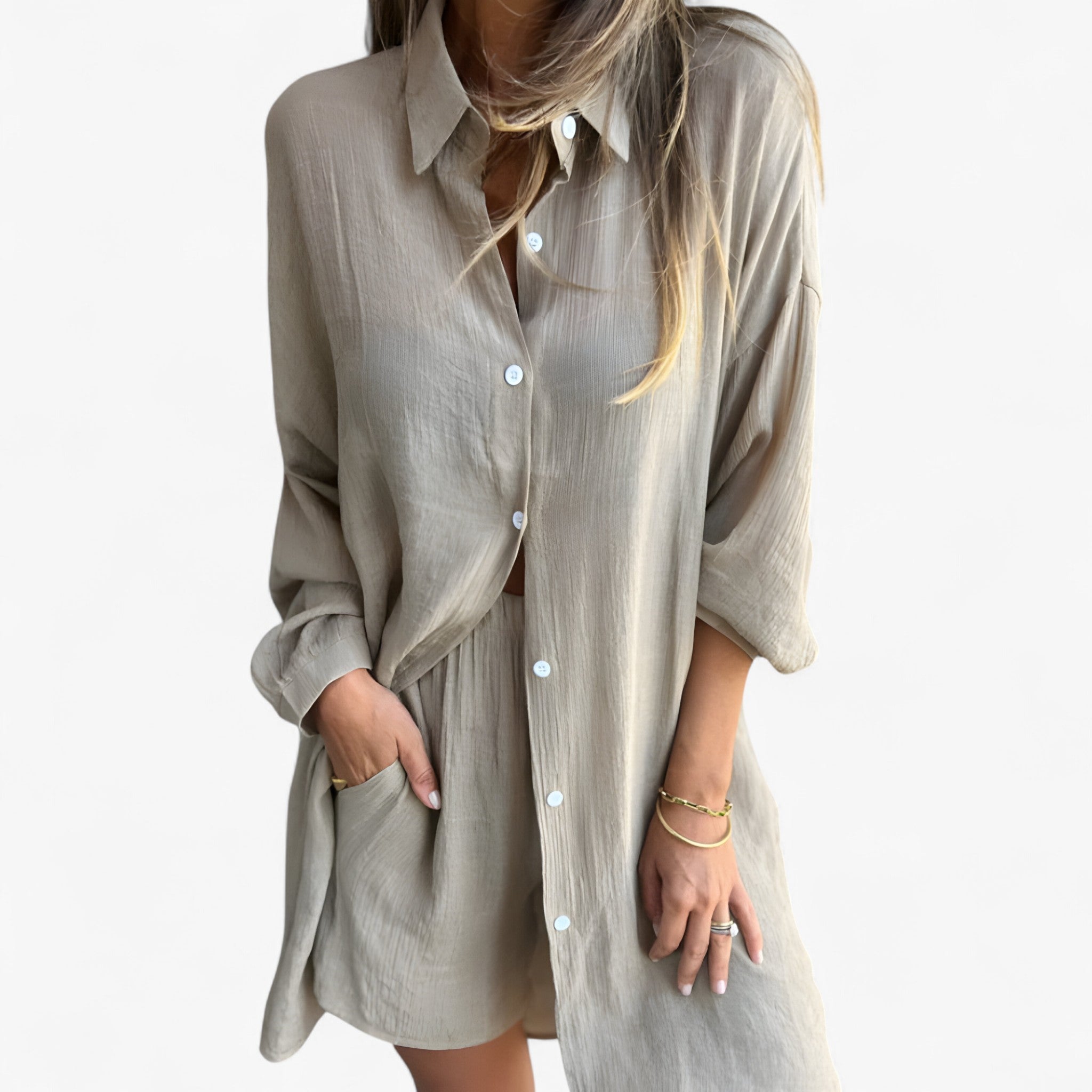 Isabelle | Women's Linen and Cotton Set