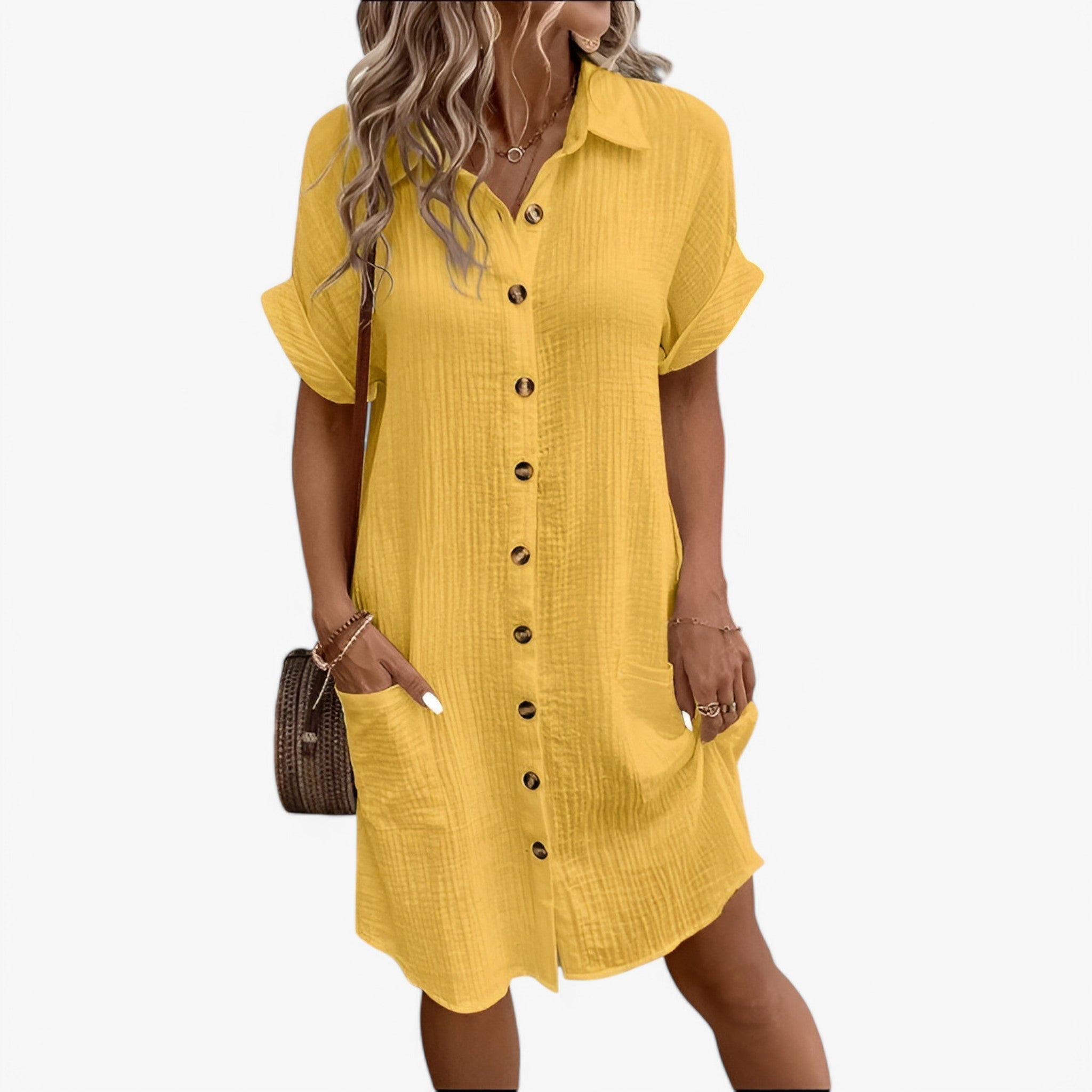 Olivia | Summer dress in an elegant fabric blend – Perfect for any occasion