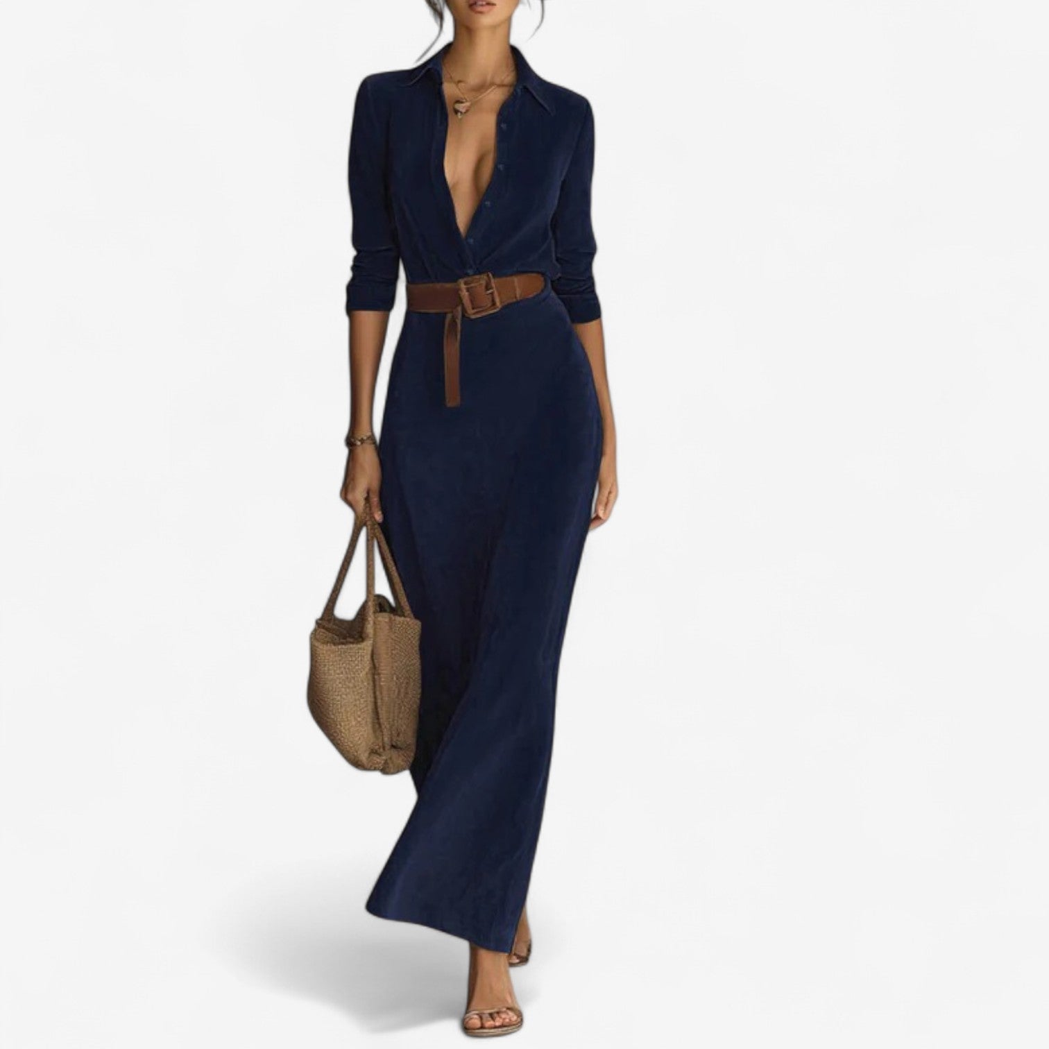 Modern Minimalist Maxi Dress