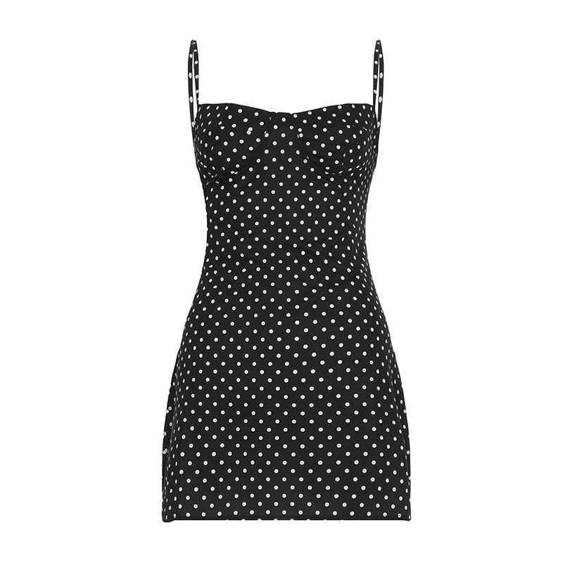 Dot Mini Dress - Playful Polka-Dot Style
