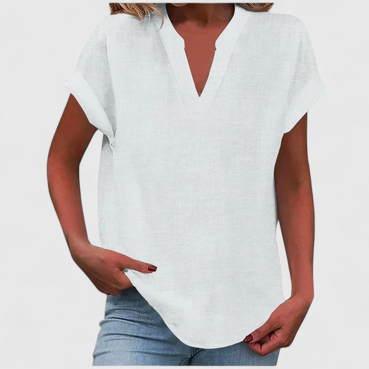 Xavinah Cozy V-Neck Top — Soft Knit, Everyday Comfort