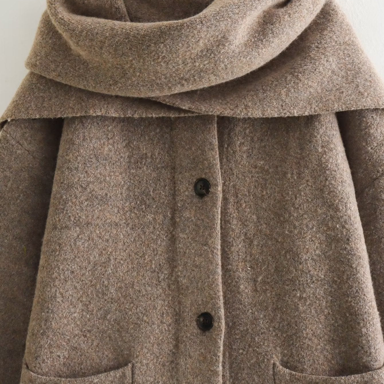 Knit Cardigan with Scarf – Cozy Winter Set