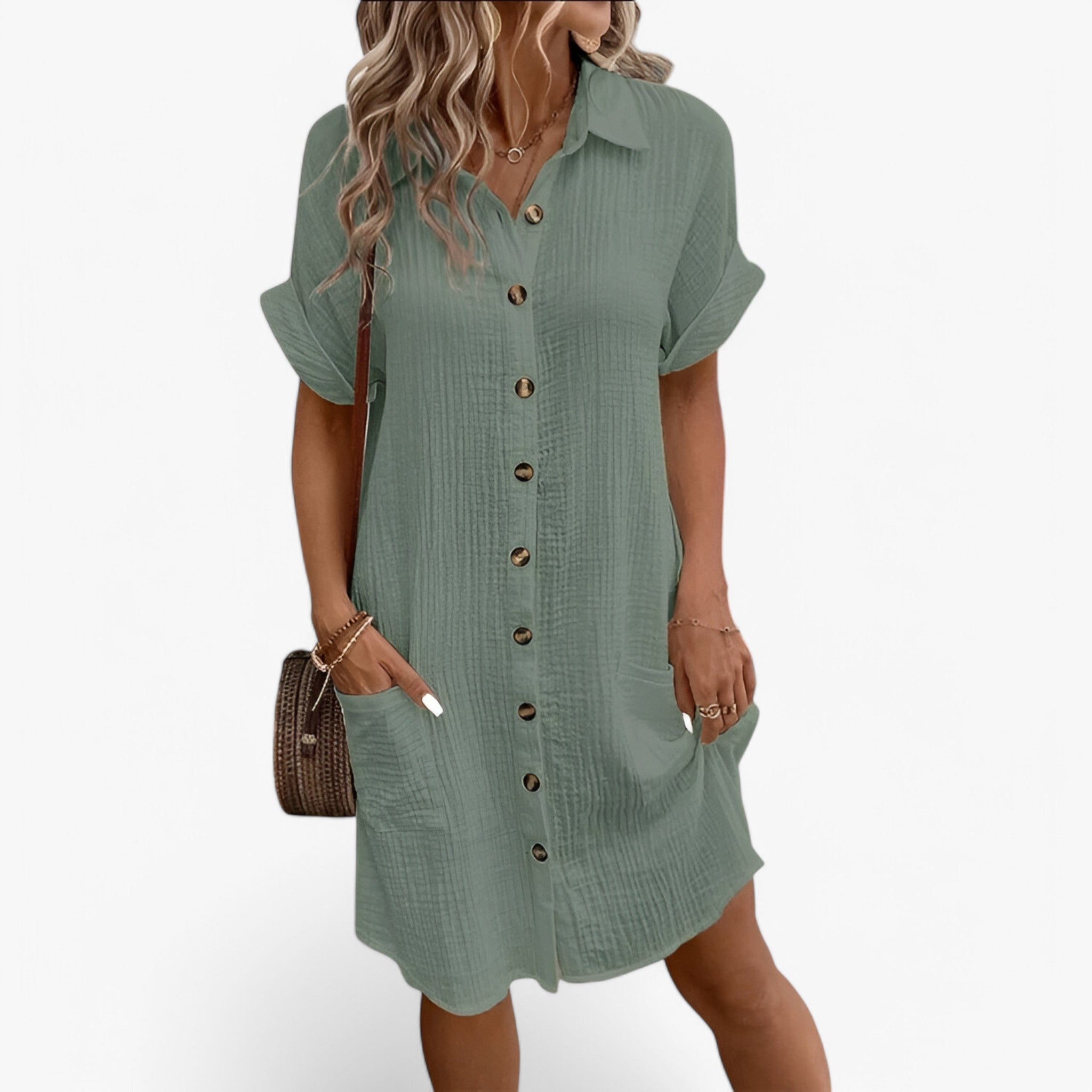 Olivia | Summer dress in an elegant fabric blend – Perfect for any occasion