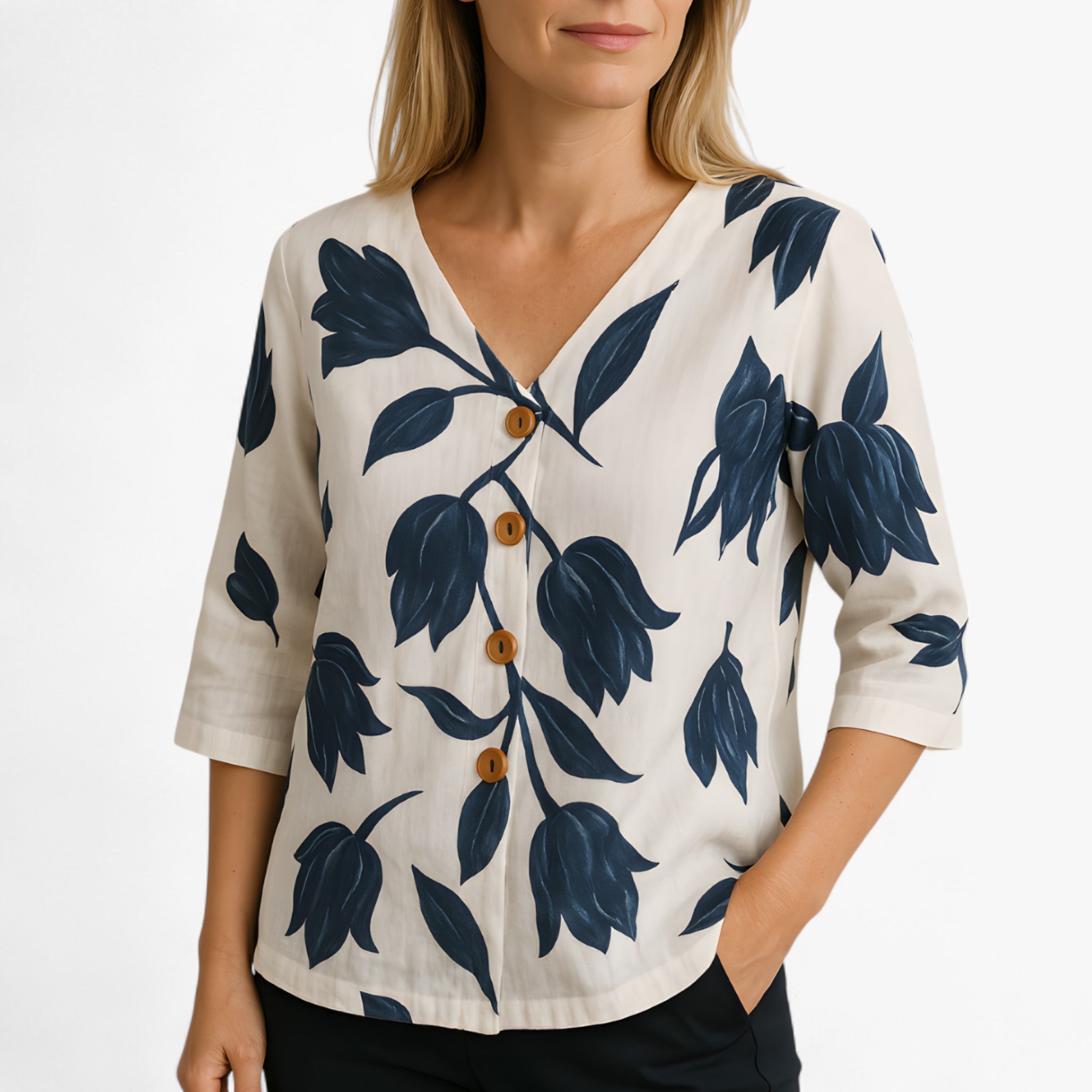 Selah | Blouse with floral print