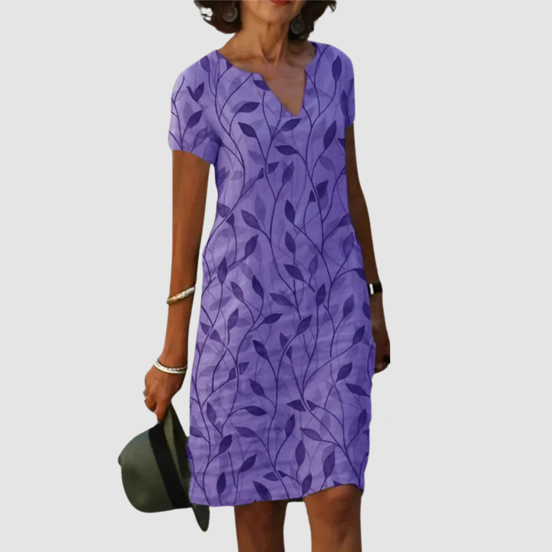 Casual Printed Dress - Effortless Everyday Chic