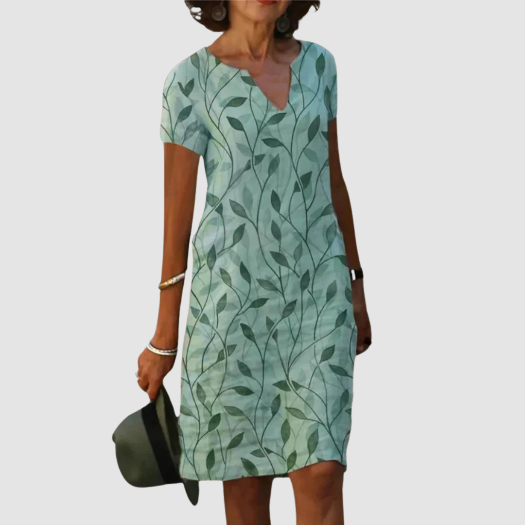 Casual Printed Dress - Effortless Everyday Chic