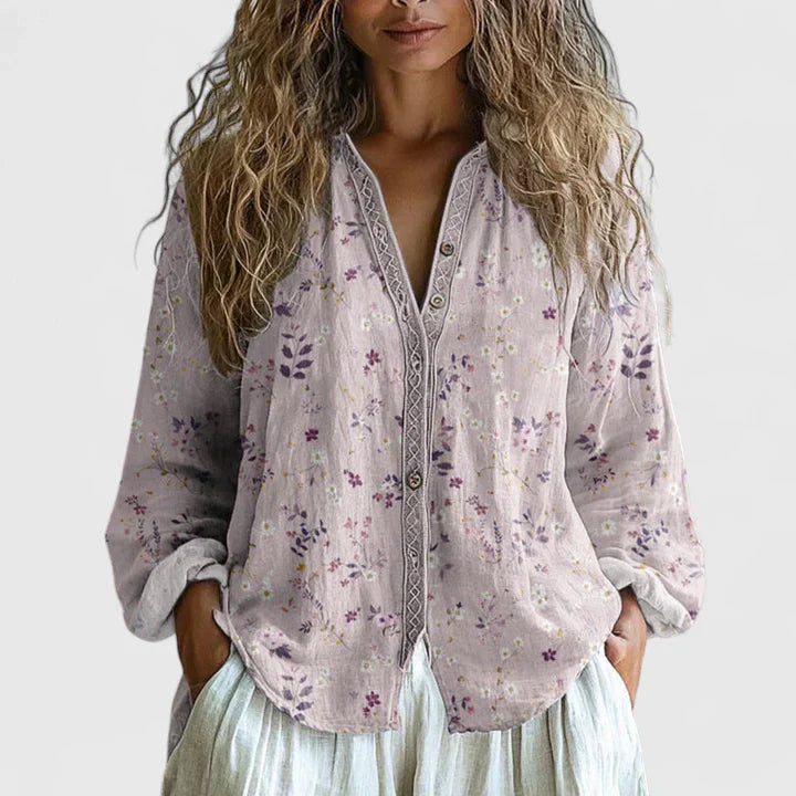 Jayzlynae Cozy-Chic Blouse - Effortless Comfort Meets Modern Style