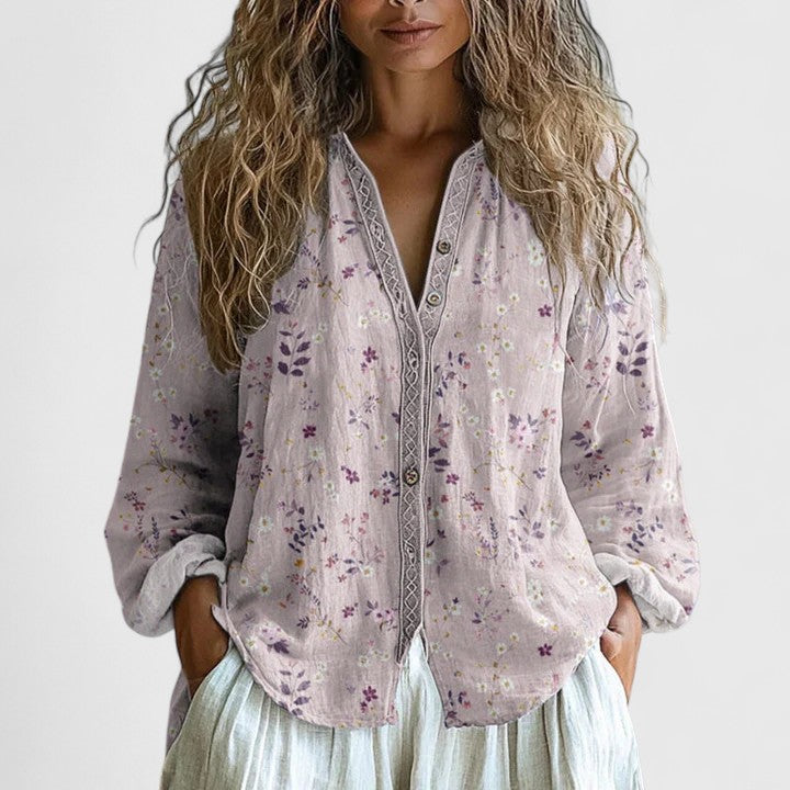 Mykayla Cozy Blouse - Soft, Comfortable Everyday Top
