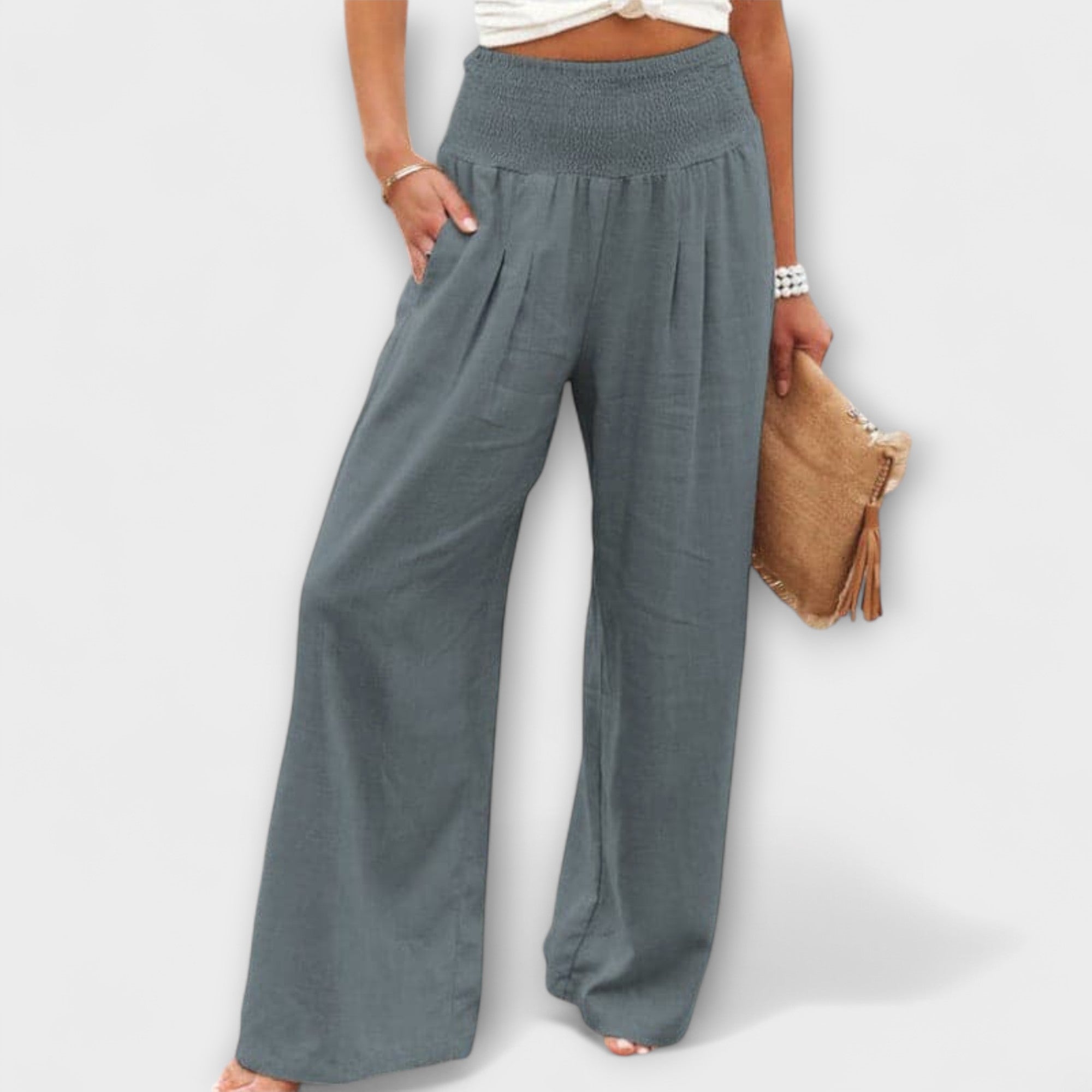 Thearya - Effortless Casual Wide-Leg Pants