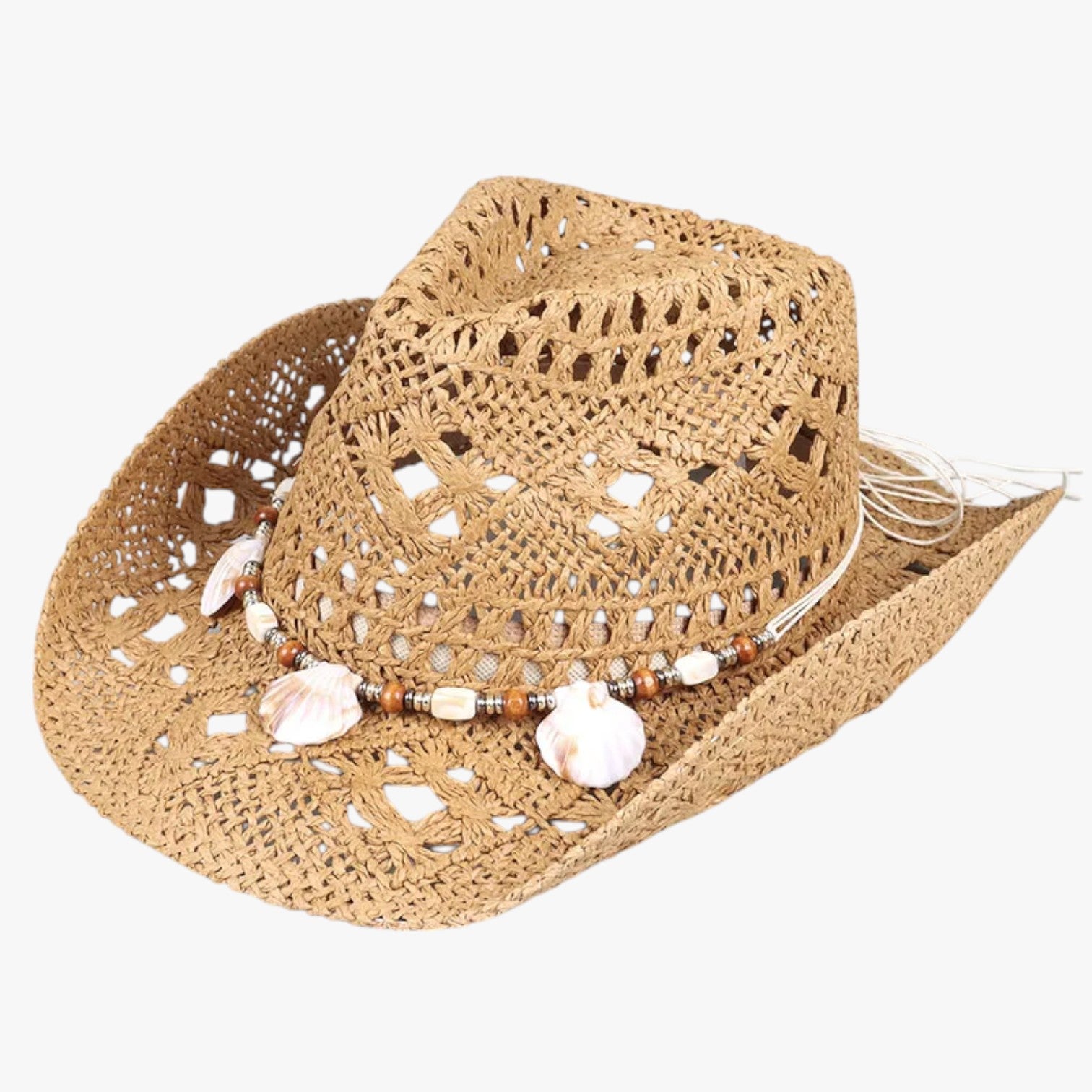 Skye | Straw cowboy hat, unisex, vintage-style
