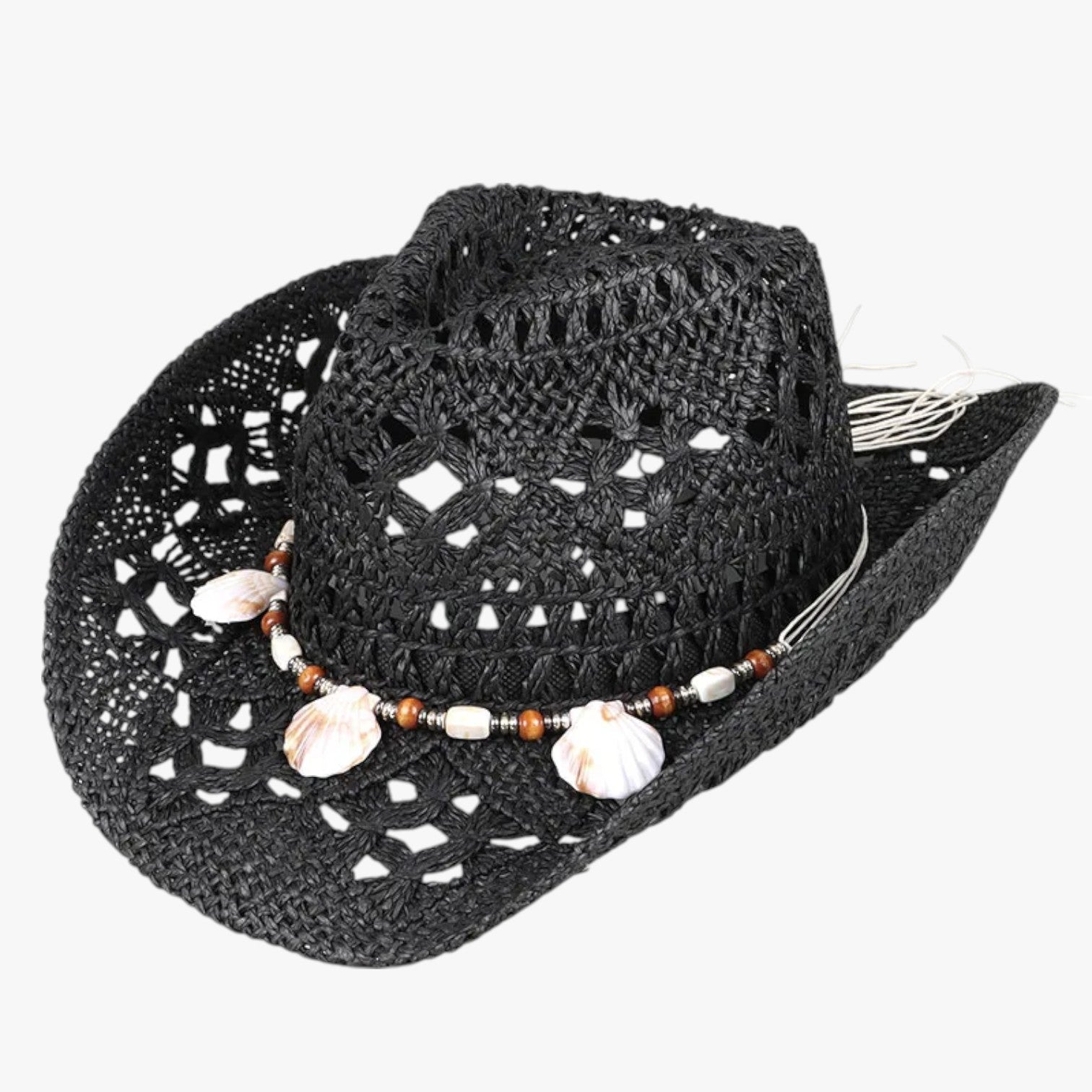 Skye | Straw cowboy hat, unisex, vintage-style
