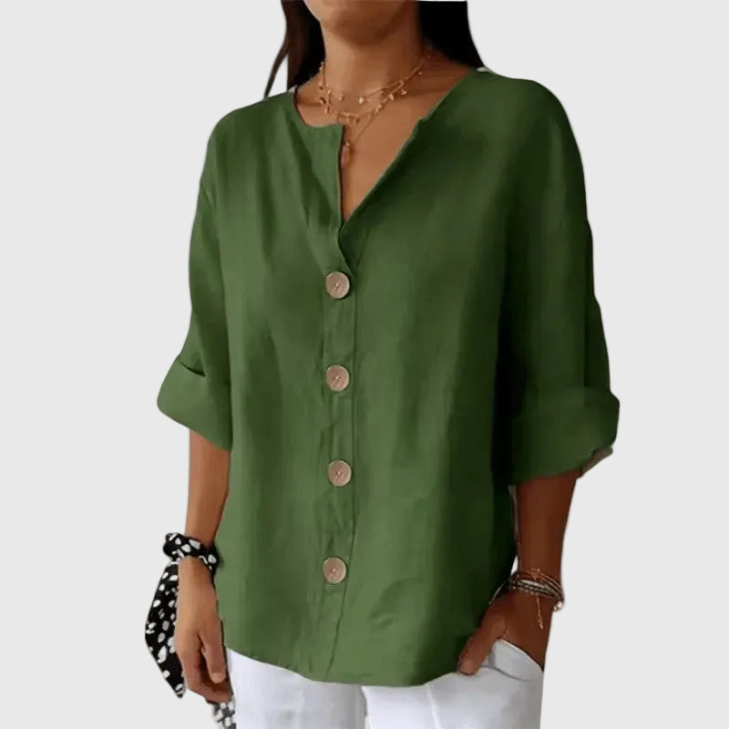 Cathlyn Elegant Blouse - Timeless Sophistication for Any Occasion