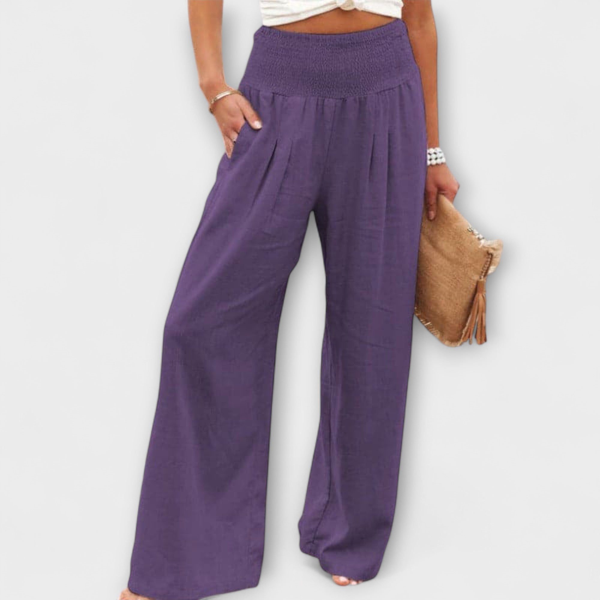 Thearya - Effortless Casual Wide-Leg Pants