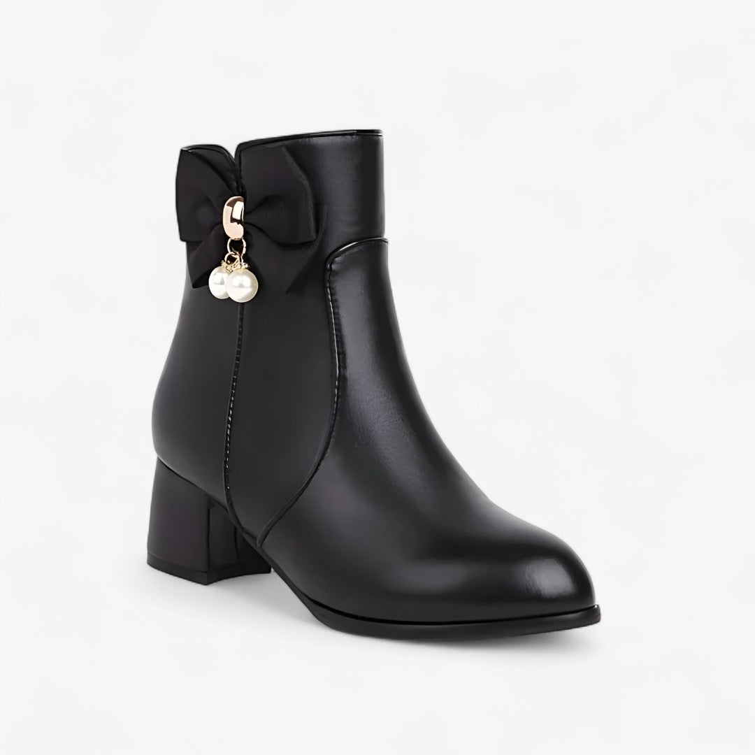 Isabelle | Ankle boots with bow and heel