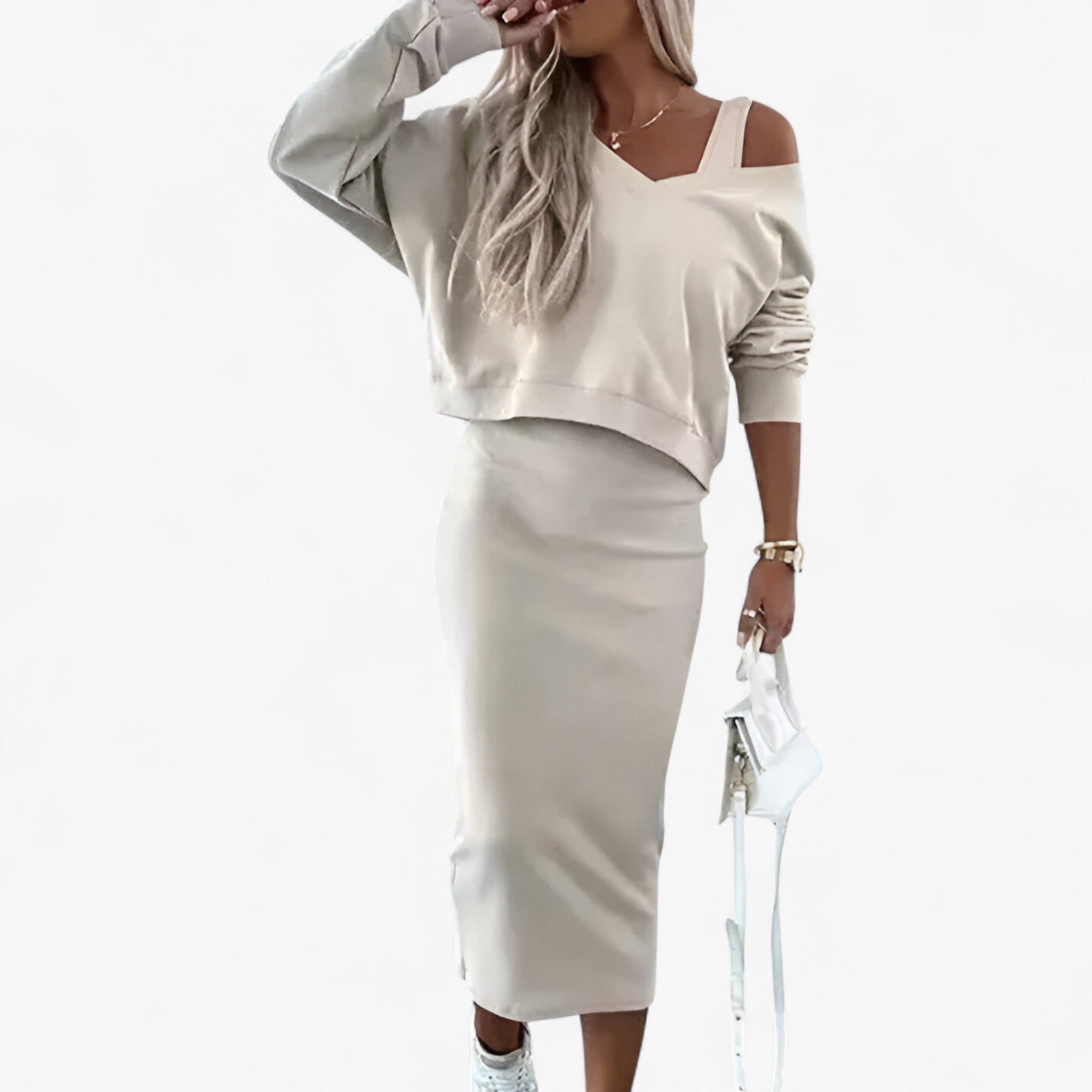 Lea | Sweater and dress set – Comfortable and sexy