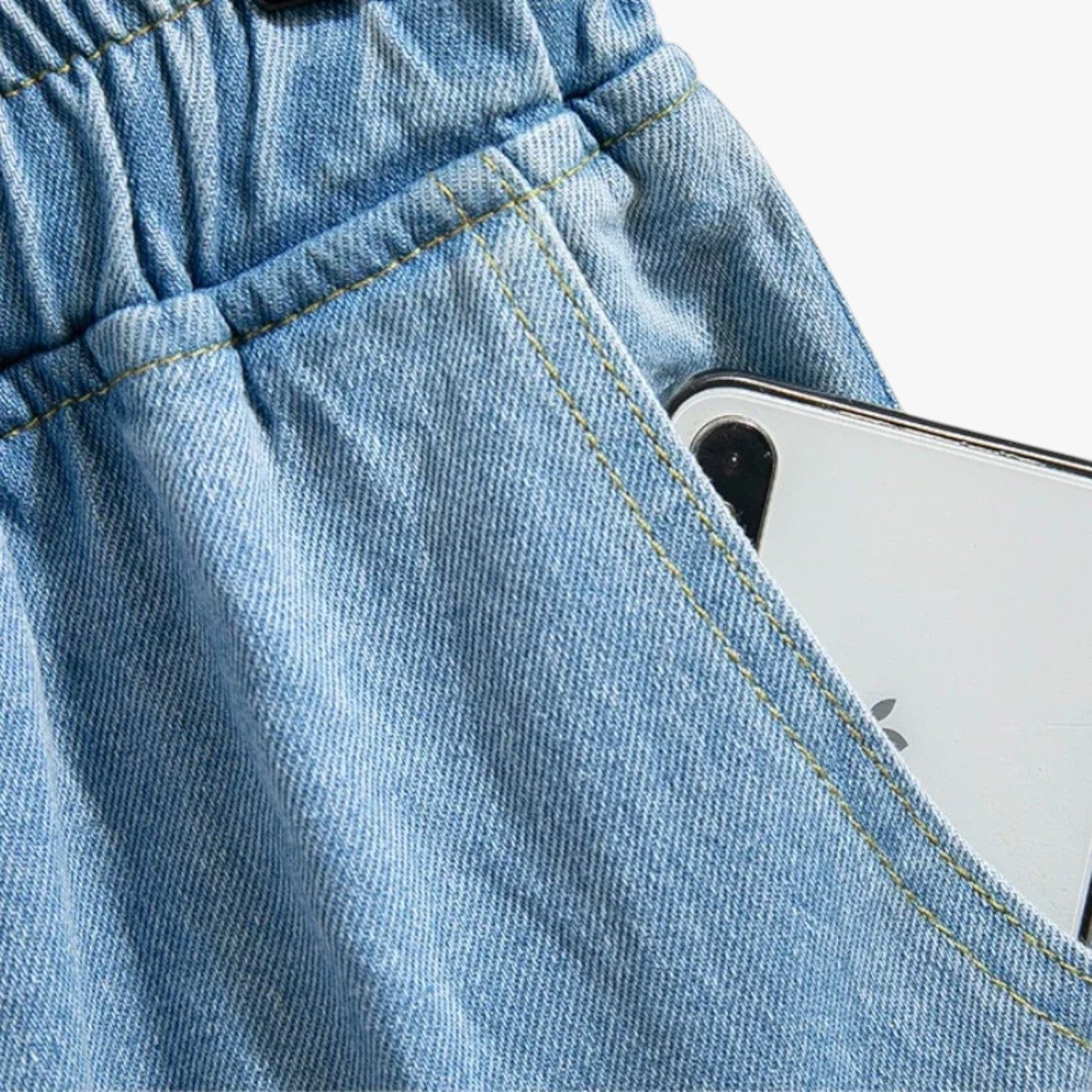 Bridget | Comfort Vintage - Outdoor oversized jeans with an elastic waistband