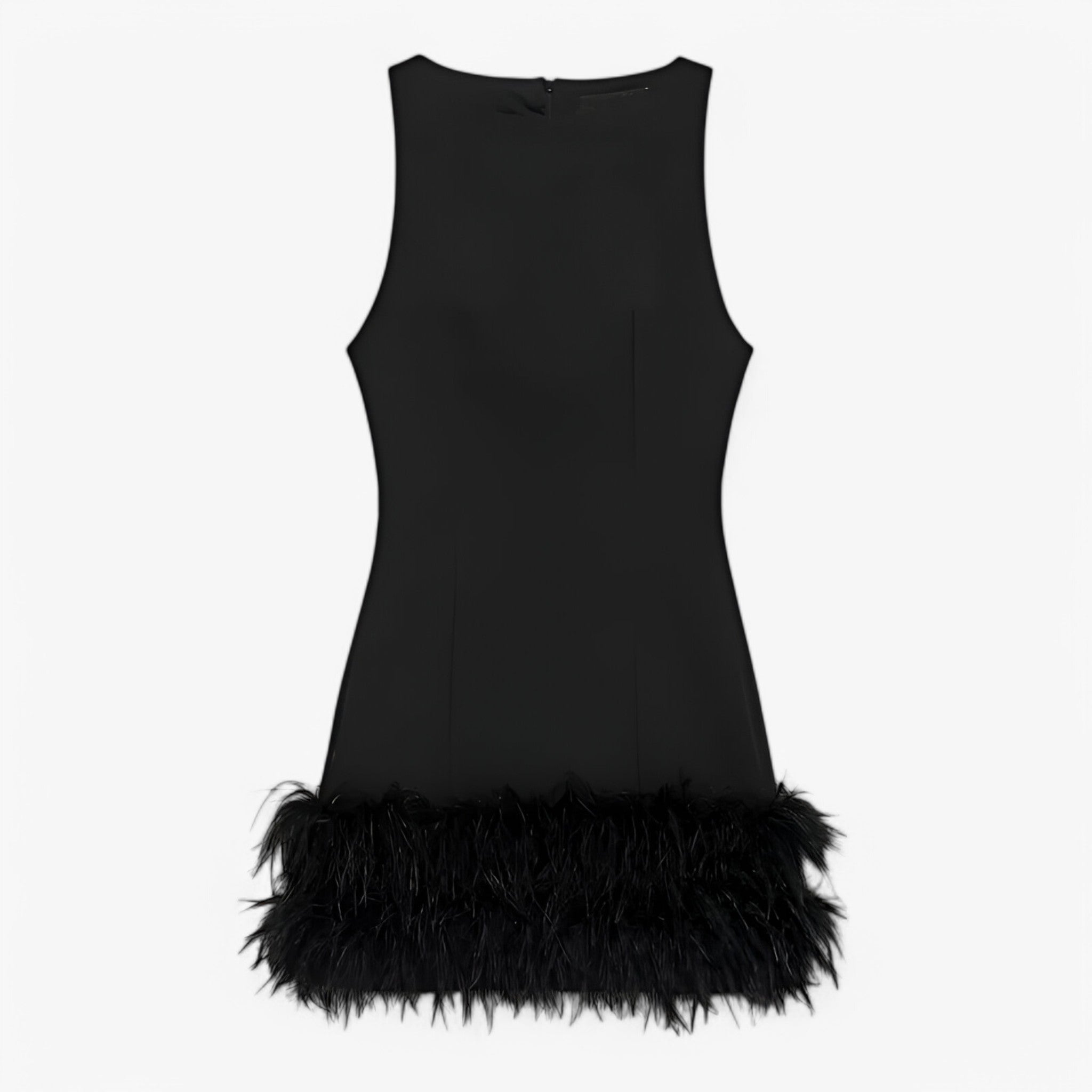 Seraphina | Feathered mini dress – Elegant and daring, perfect for a party