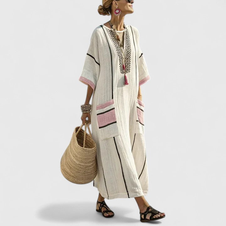 Arabella | Effortlessly Elegant Bohemian Dress for a Free-Spirited Look