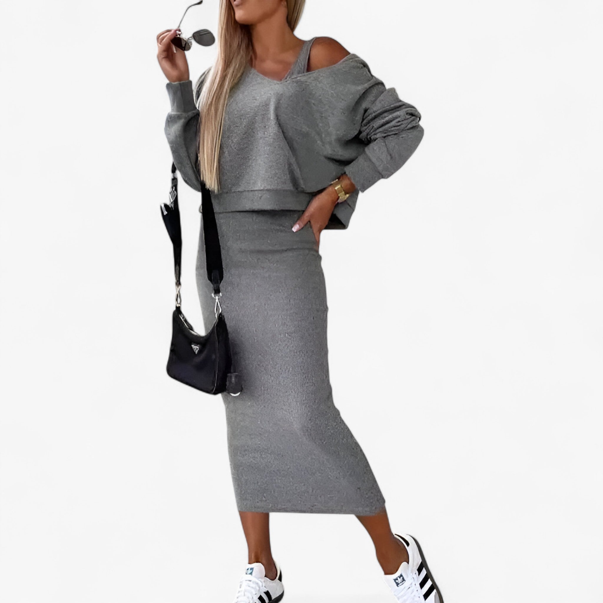Lea | Sweater and dress set – Comfortable and sexy