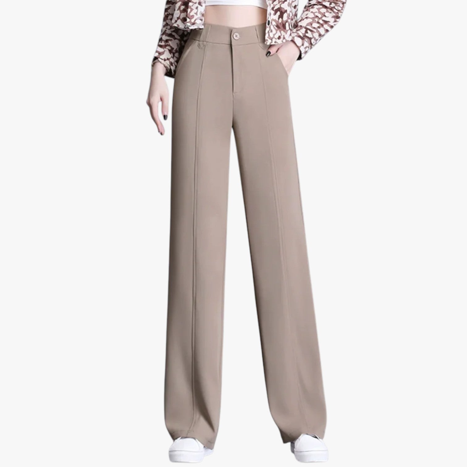 Regine | Plus-Size White Pants - Elegance and Comfort from L to 6XL