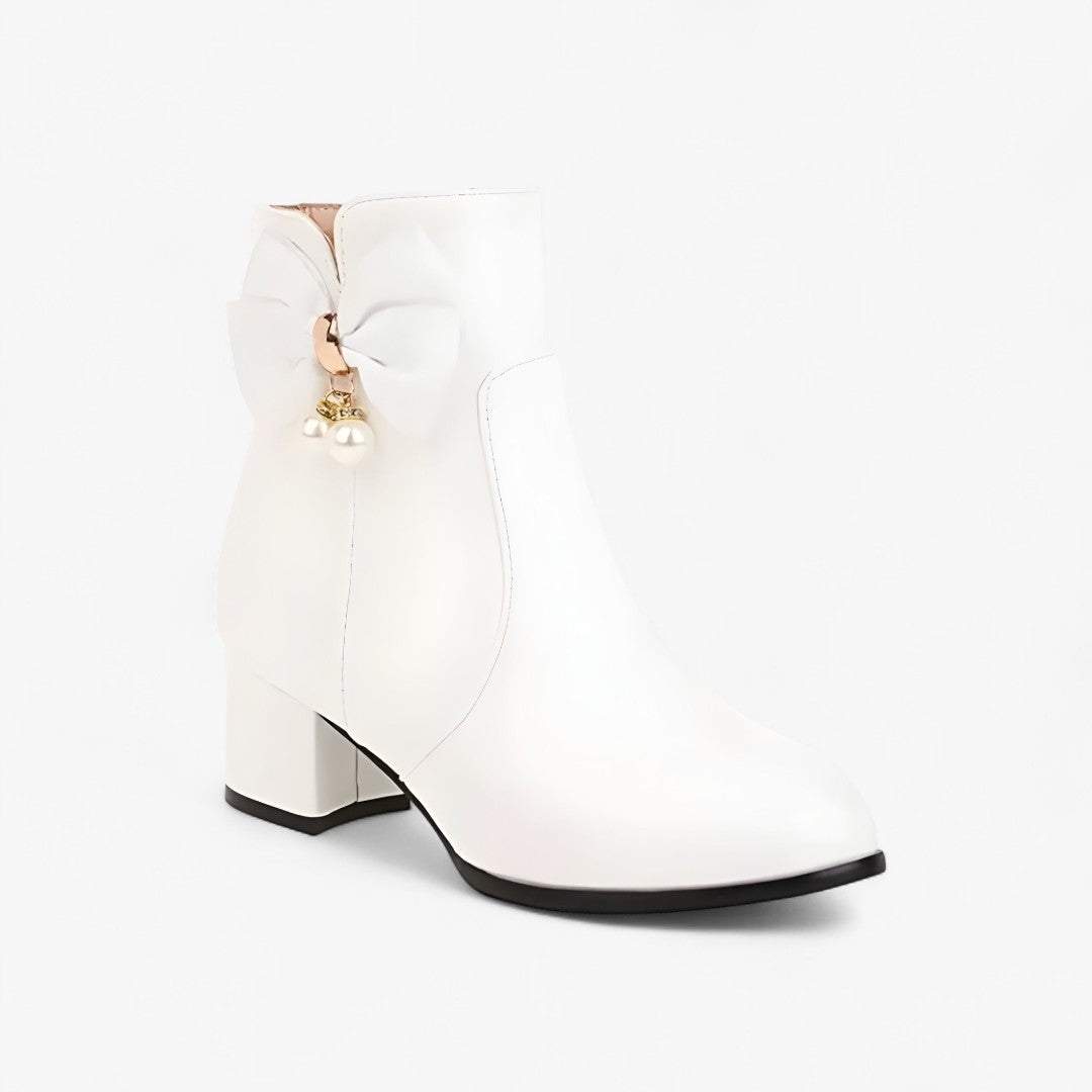 Isabelle | Ankle boots with bow and heel