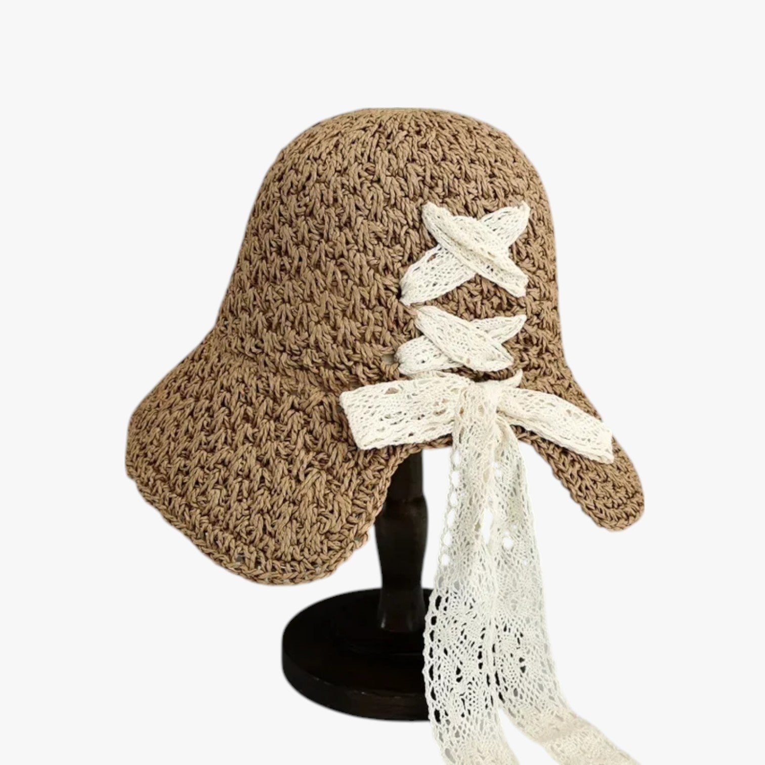 Elodie | Sun Hat with Ponytail Hole