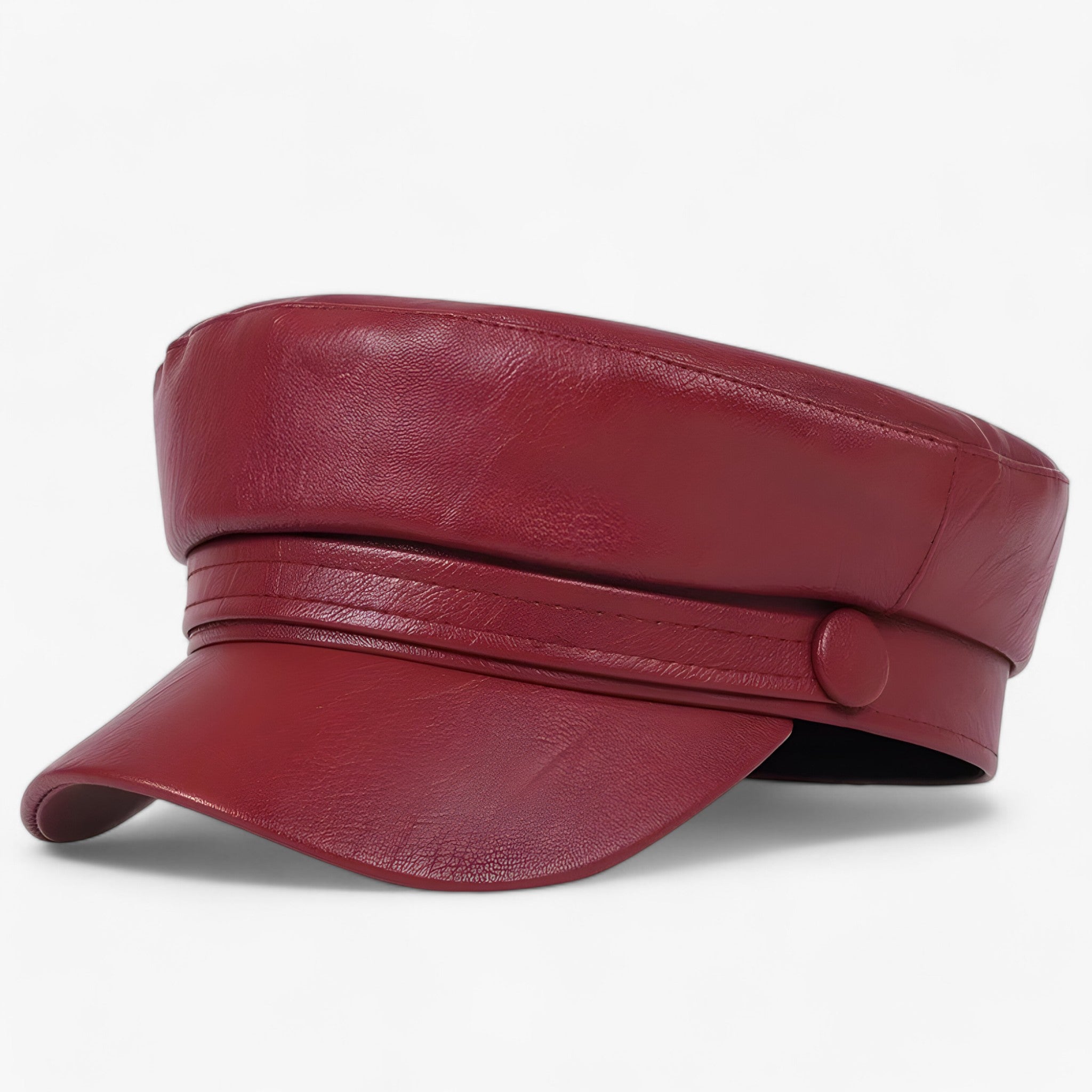 Nova | Octagonal flat cap | PU leather hat