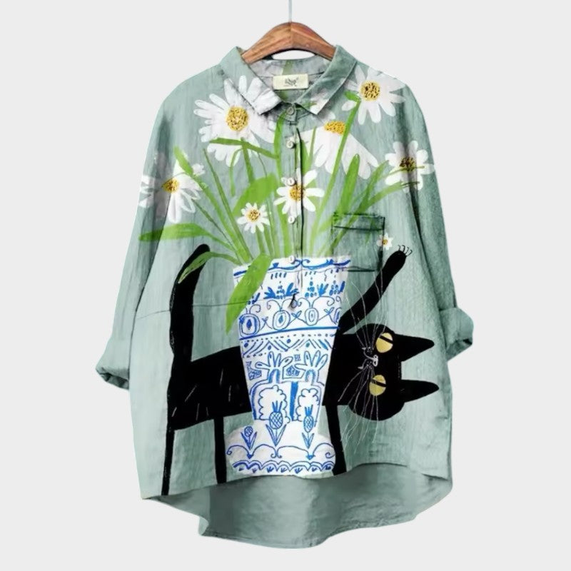 Saga™ Women's Blouse - Elegant, Flattering Everyday Top
