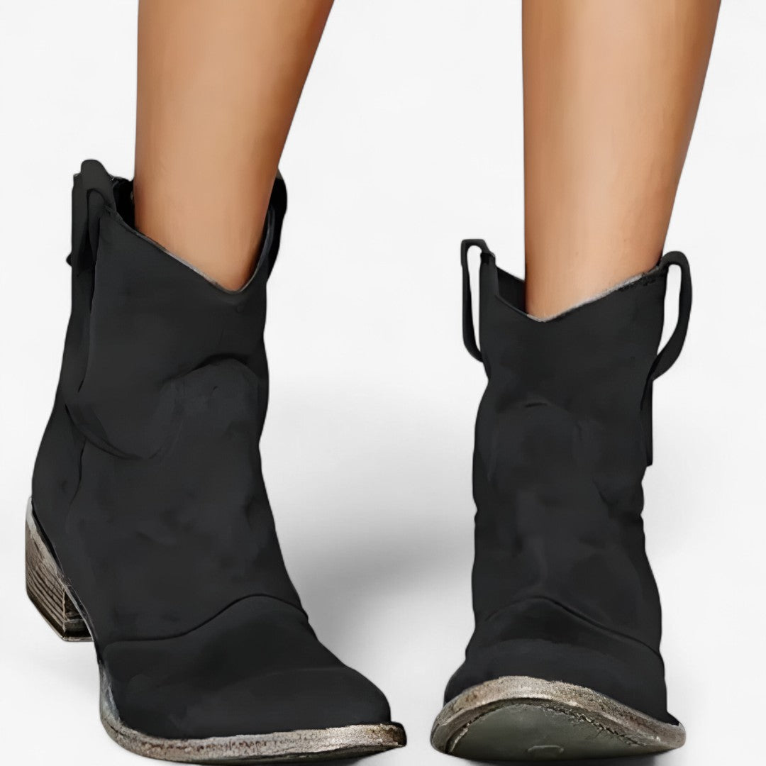 Bria | Western boot in suede-look – Bold style for everyday wear