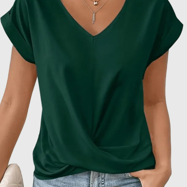 Maray | Flattering V-Neck Top for Effortless Style