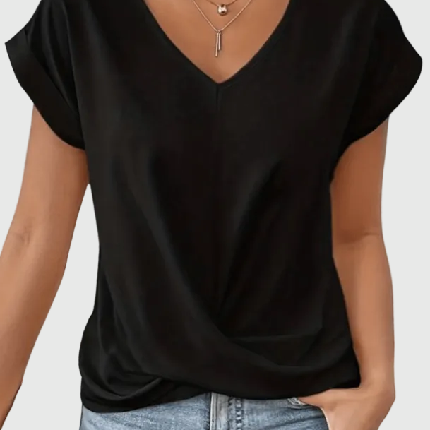 Maray | Flattering V-Neck Top for Effortless Style