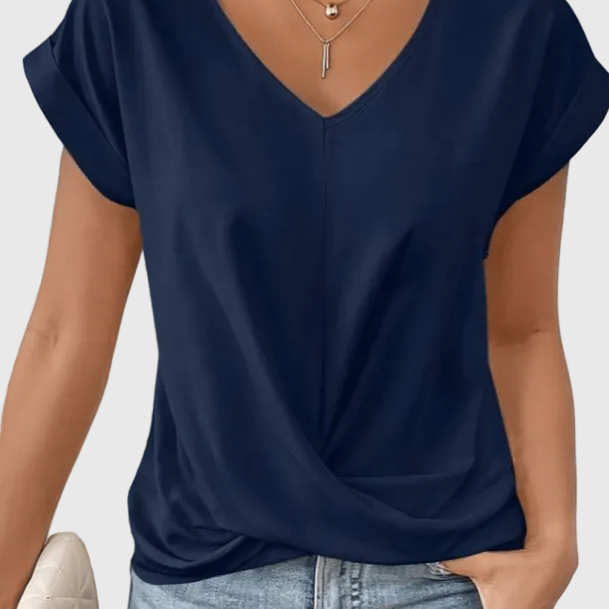 Maray | Flattering V-Neck Top for Effortless Style