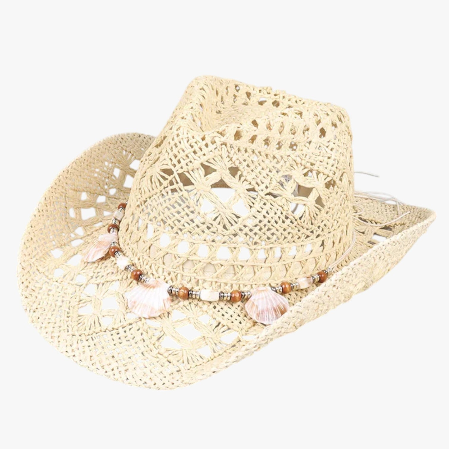 Skye | Straw cowboy hat, unisex, vintage-style