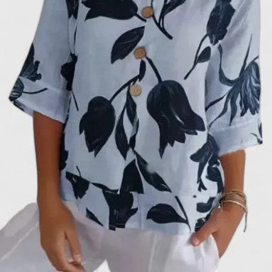 Isabel | Elegant Floral-Pattern Blouse for a Polished, Chic Look