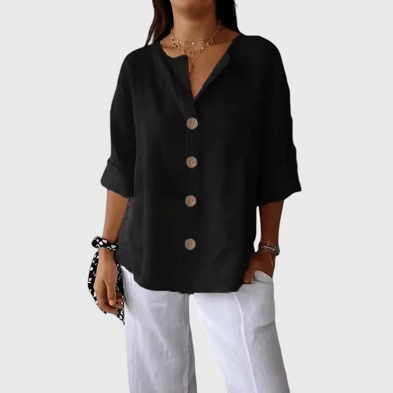 Cathlyn Elegant Blouse - Timeless Sophistication for Any Occasion