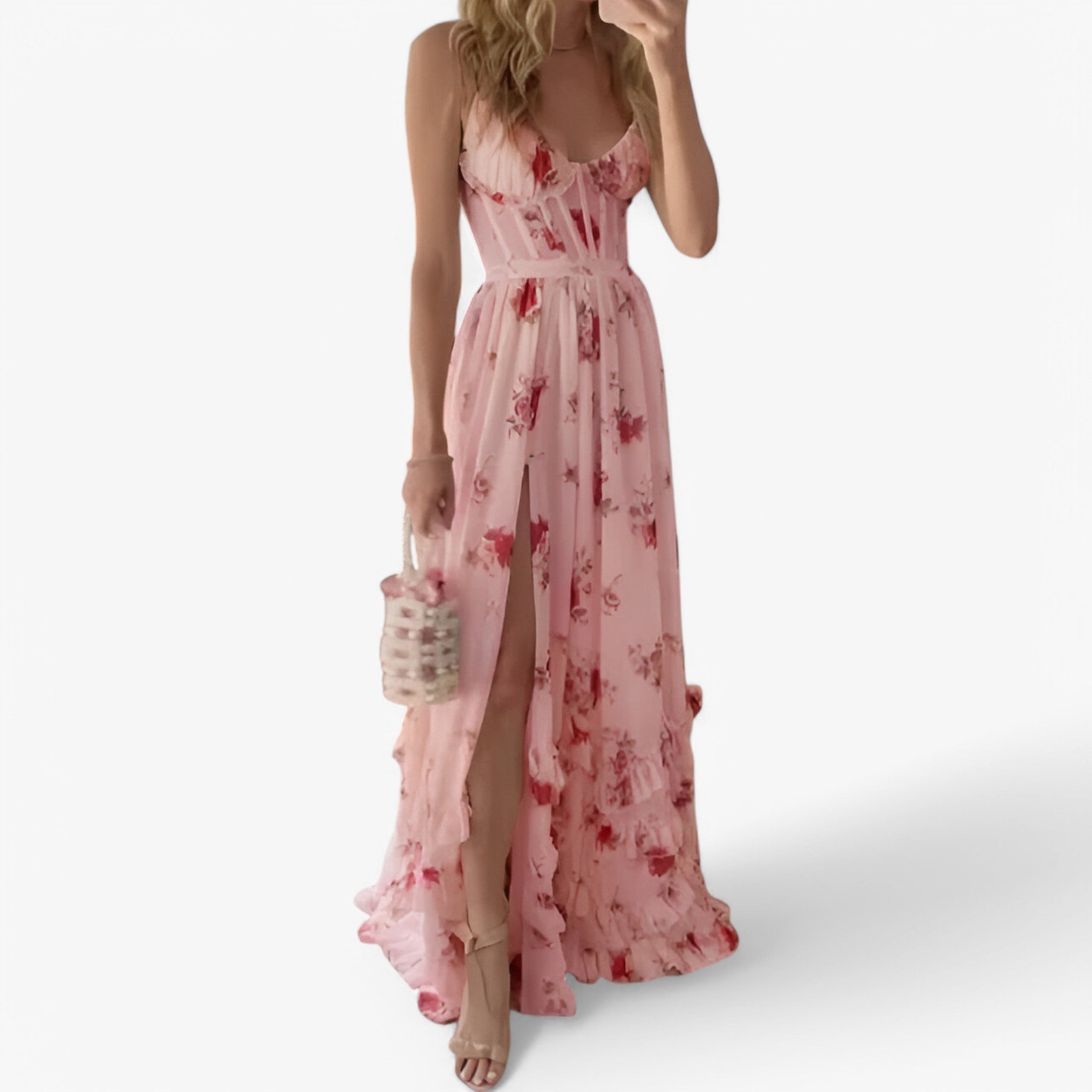 Sienna | Long wrap beach dress – elegant, flattering and comfortable