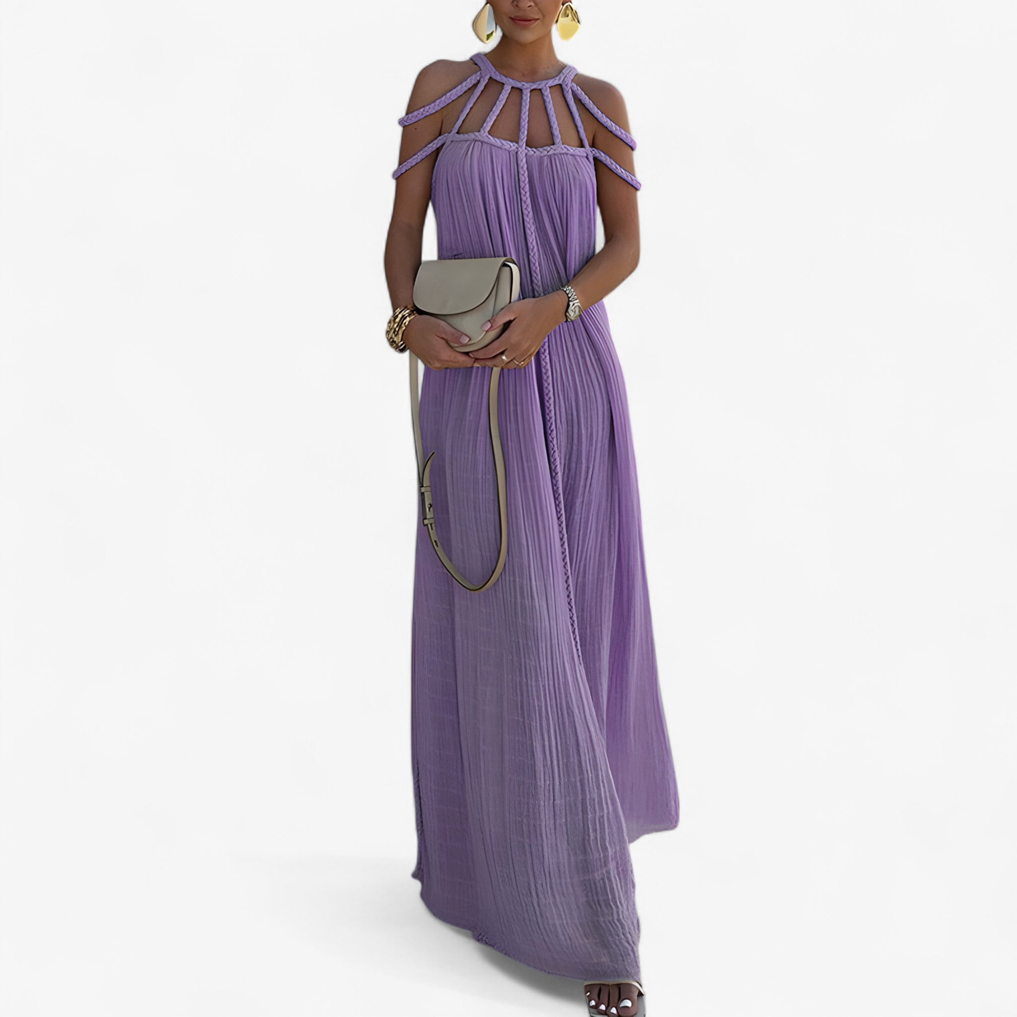 Linette Long Dress – Elegant and Comfortable