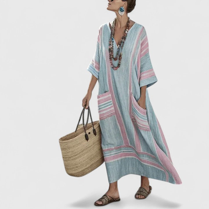 Arabella | Effortlessly Elegant Bohemian Dress for a Free-Spirited Look