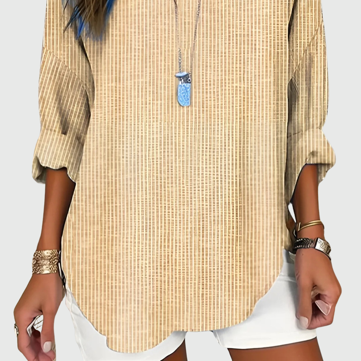 Effortlessly Chic Striped Blouse for a Trendy Look