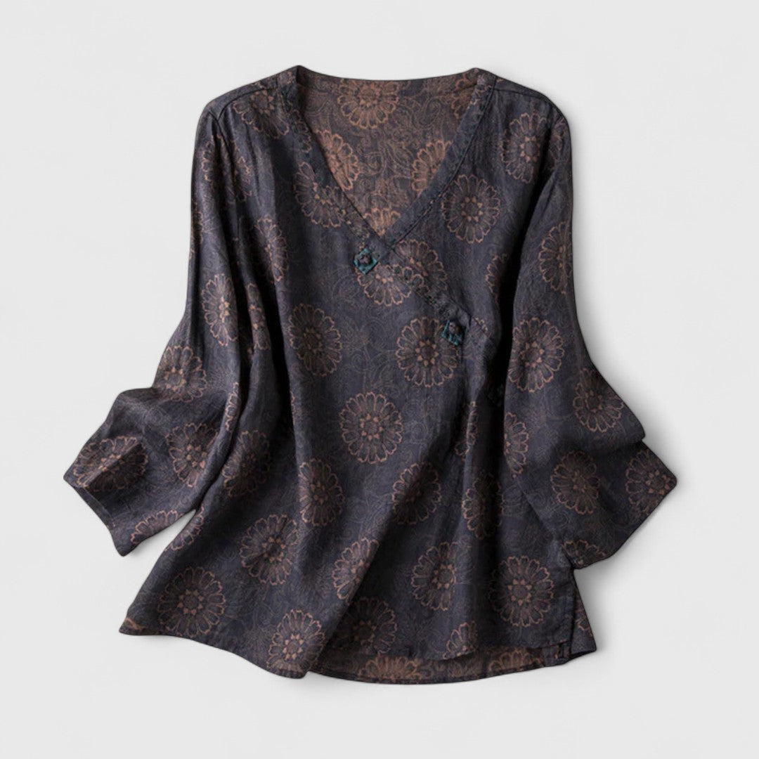 Solene Cozy Blouse - Effortless Comfort and Style
