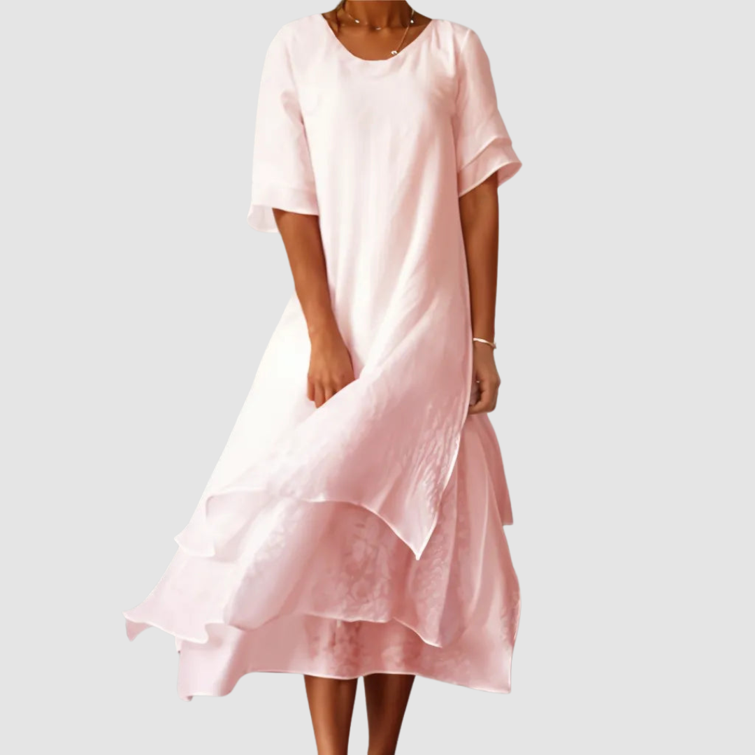 Elegant Flowy Loose-Fit Dress