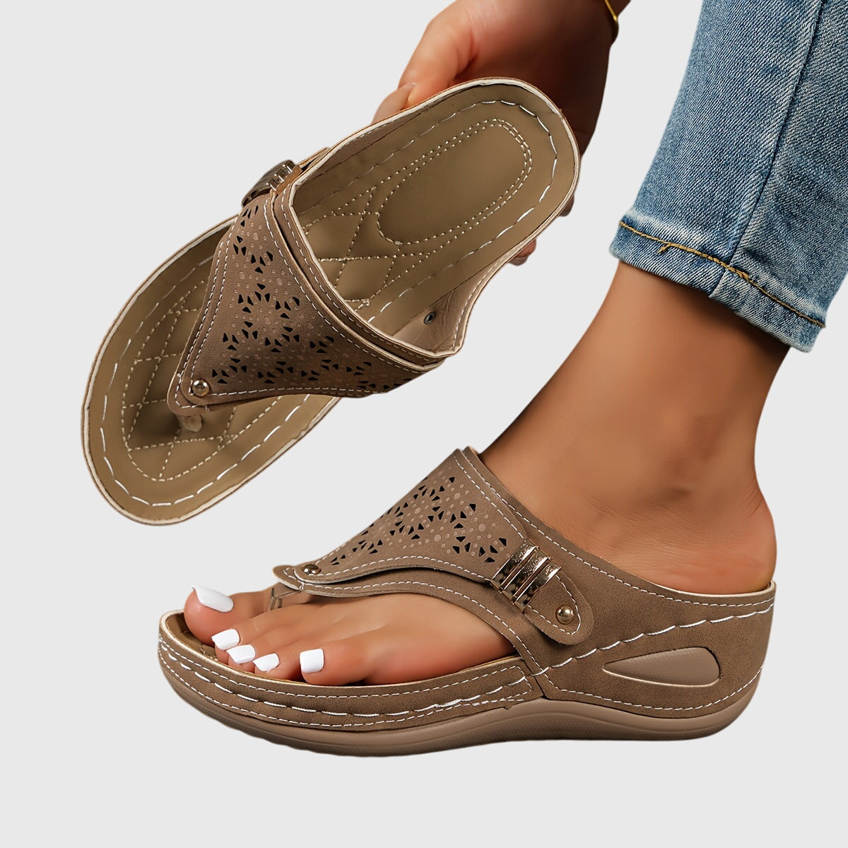 Livia™ Cozy Sandals - All-Day Ultimate Comfort
