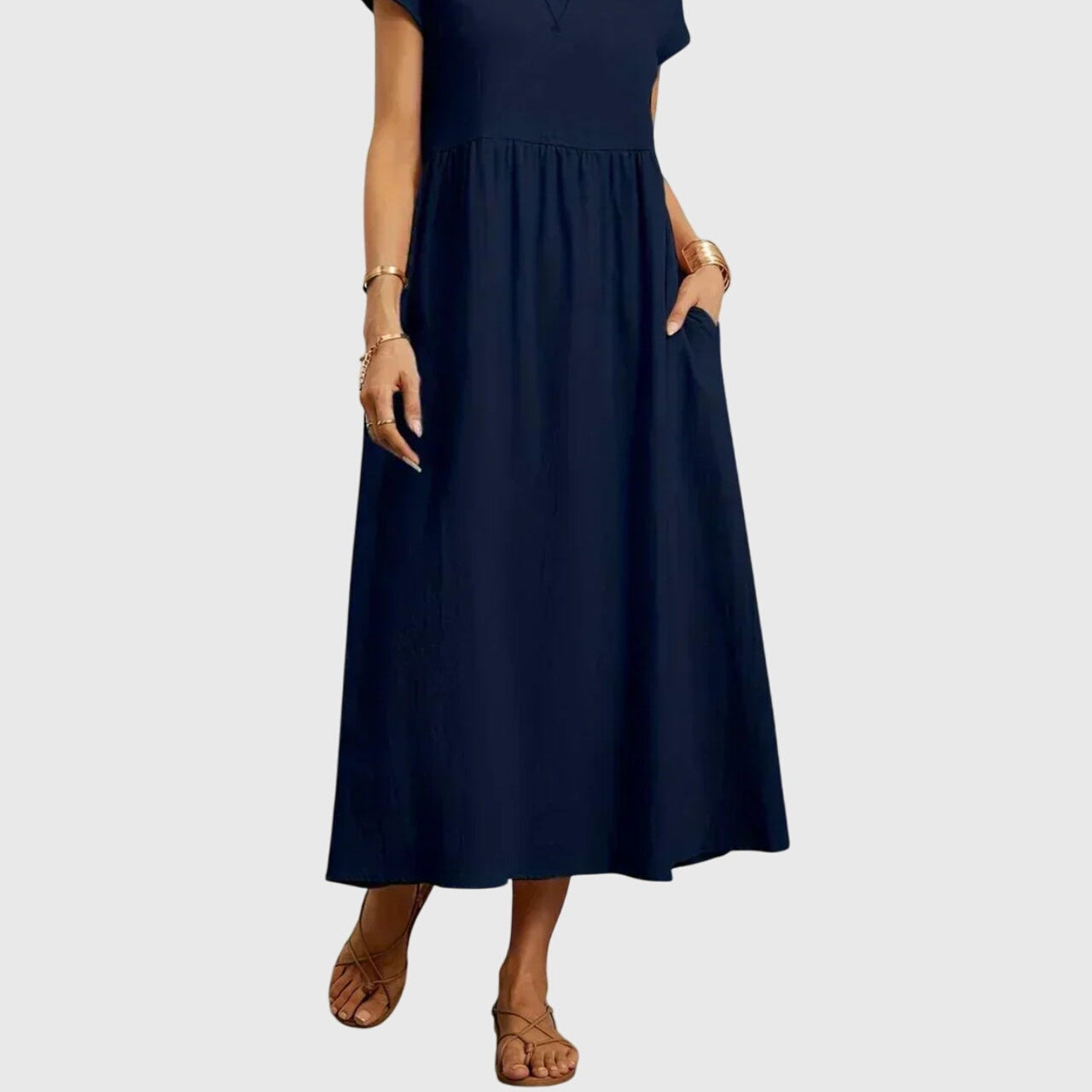 Relaxed Fit Dress – Breathable Fabric & Flattering Silhouette
